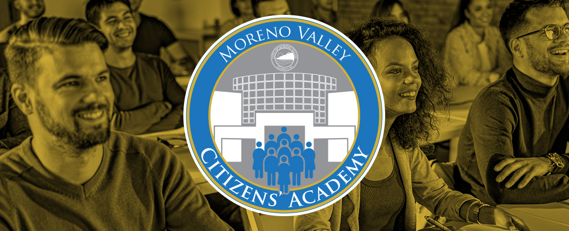 Morneo Valley Citizens' Academy Banner