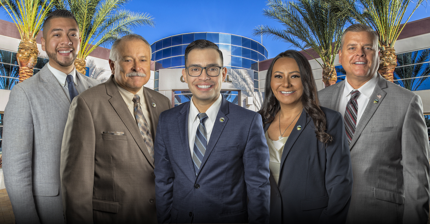 The current Moreno Valley City Council