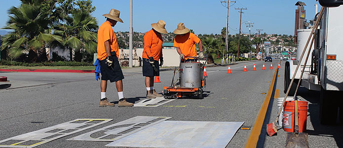 Photos of Transportation/Engineering work around the city