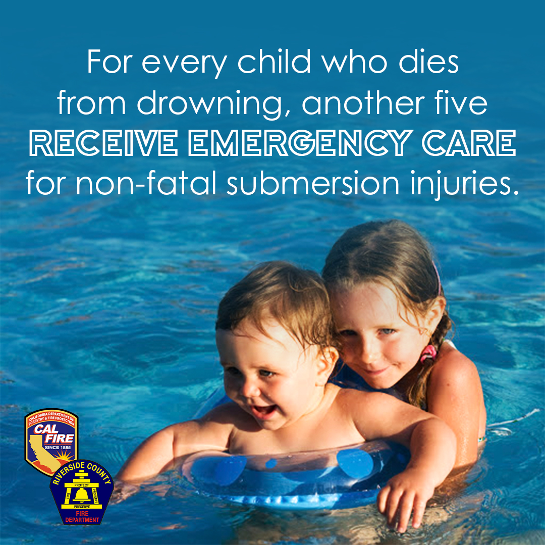 For every child who dies from drowning, another five receive emergency care for non-fatal submersion injuries.