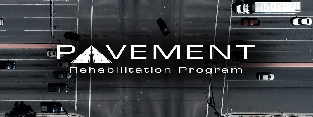 Pavement Rehabilitation Program banner