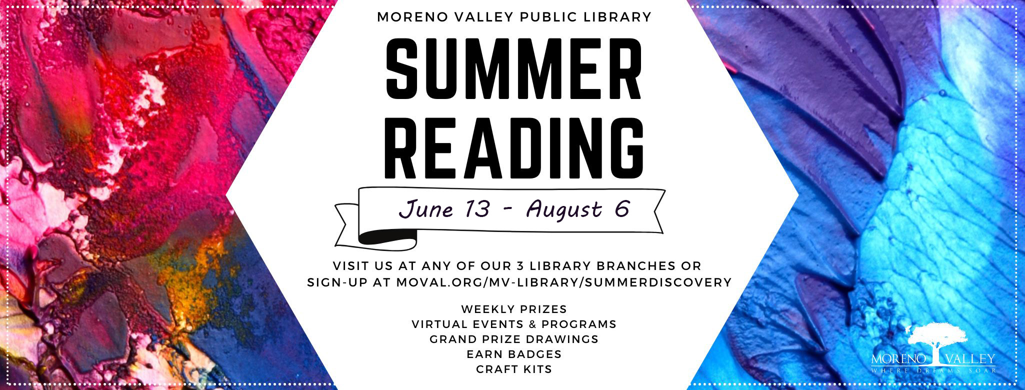 Summer Reading program banner