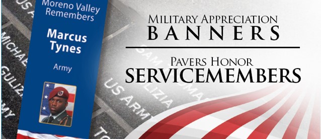 Military Appreciation Banners and Pavers