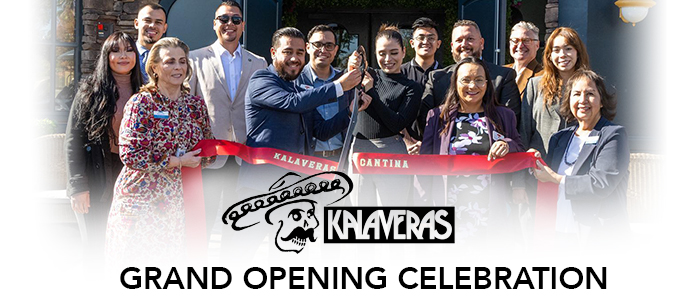 Kalaveras grand opening ribbon cutting.
