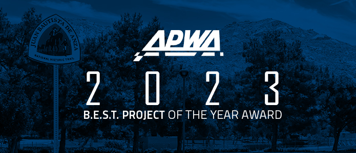 2023 B.E.S.T. Project of the Year Award from the Southern California Chapter of the American Public Works Association (APWA)