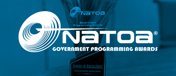 NATOA Government Programming Awards banner