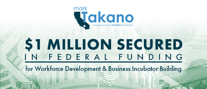 1 Milliion in Federal Funding Secured banner