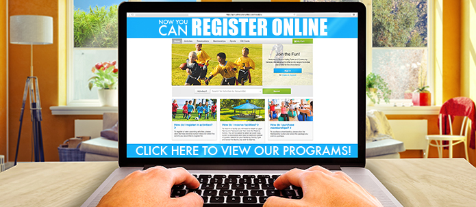 Register for classes online.