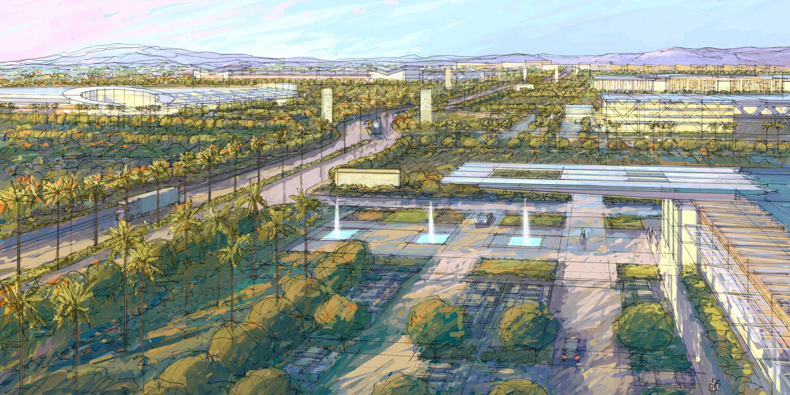 World Logistics Center artists rendering.