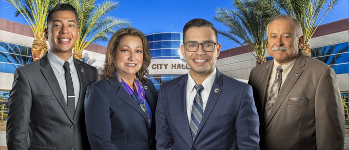 The current Moreno Valley City Council