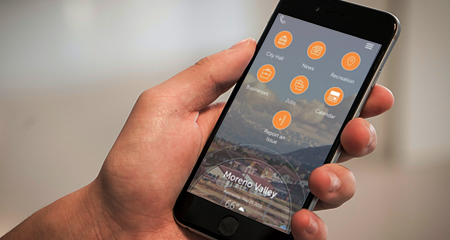 The MoVal app on a mobile phone.